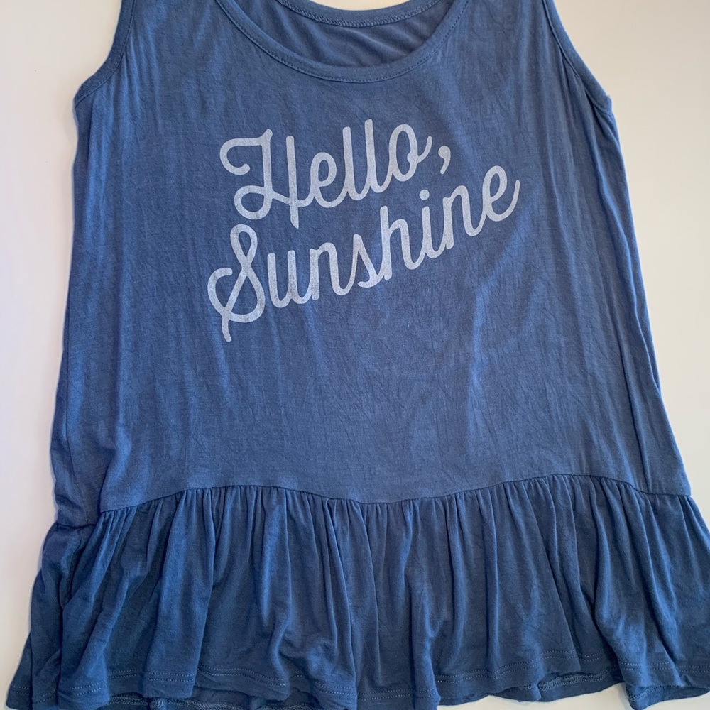 Hello Sunshine Peplum Tank Top